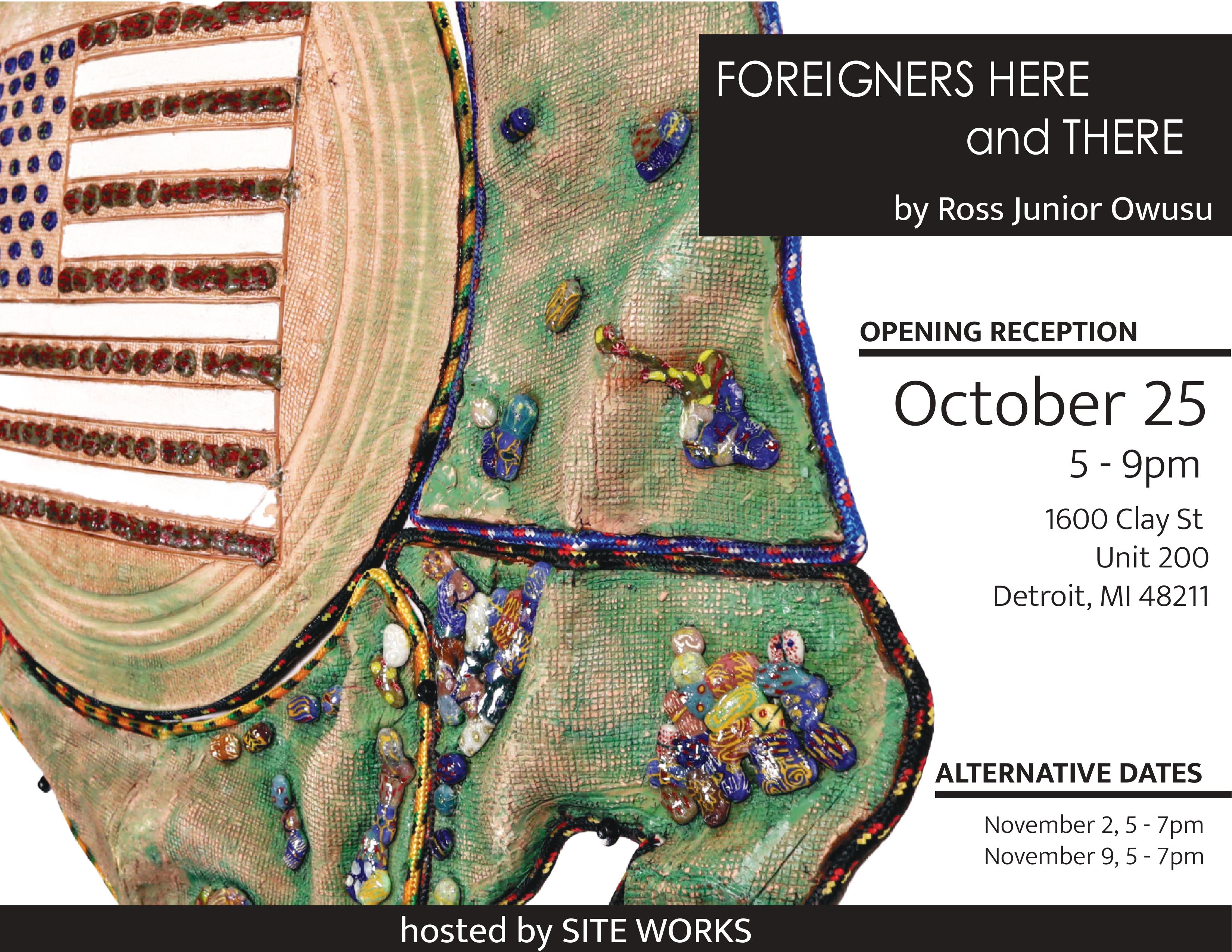 Foreigners Here and There Poster